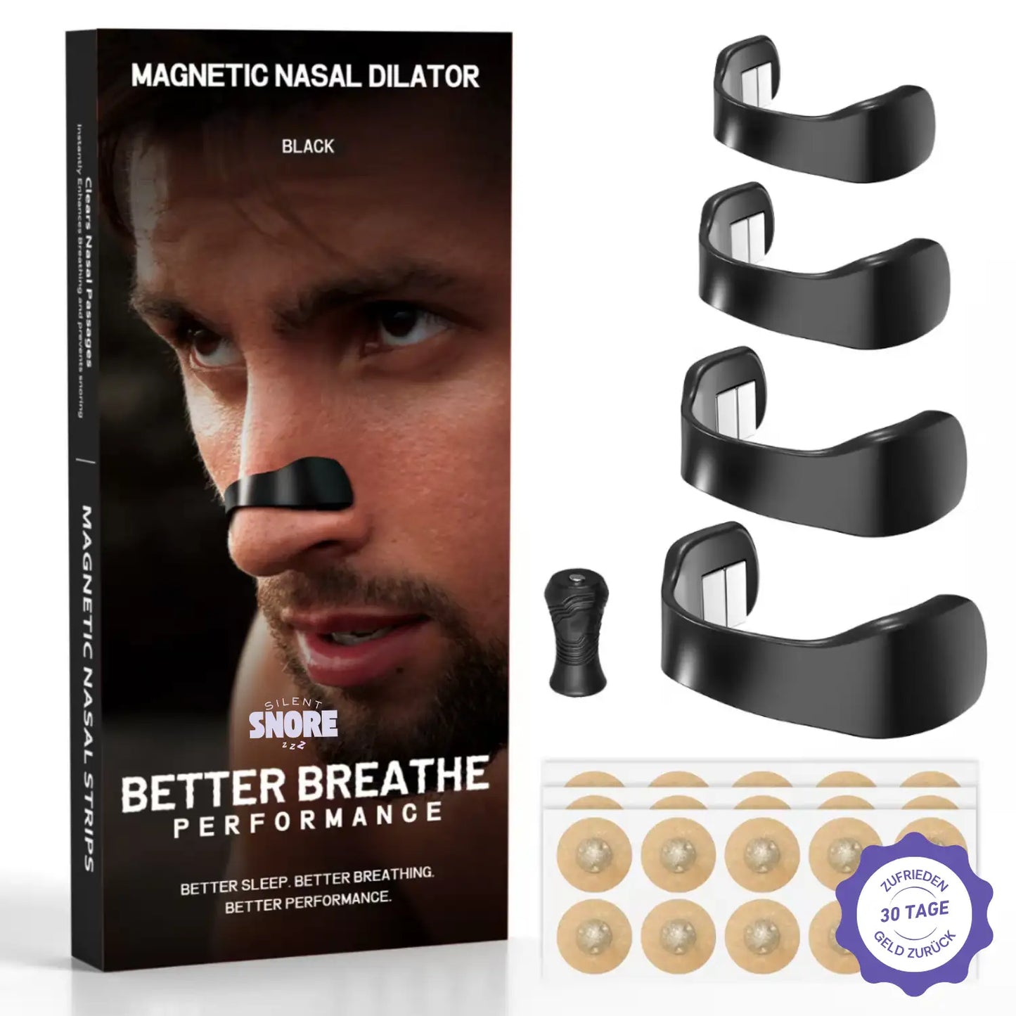 Silent Snore™ | Magnetisches Anti-Schnarch-Nasenpflaster